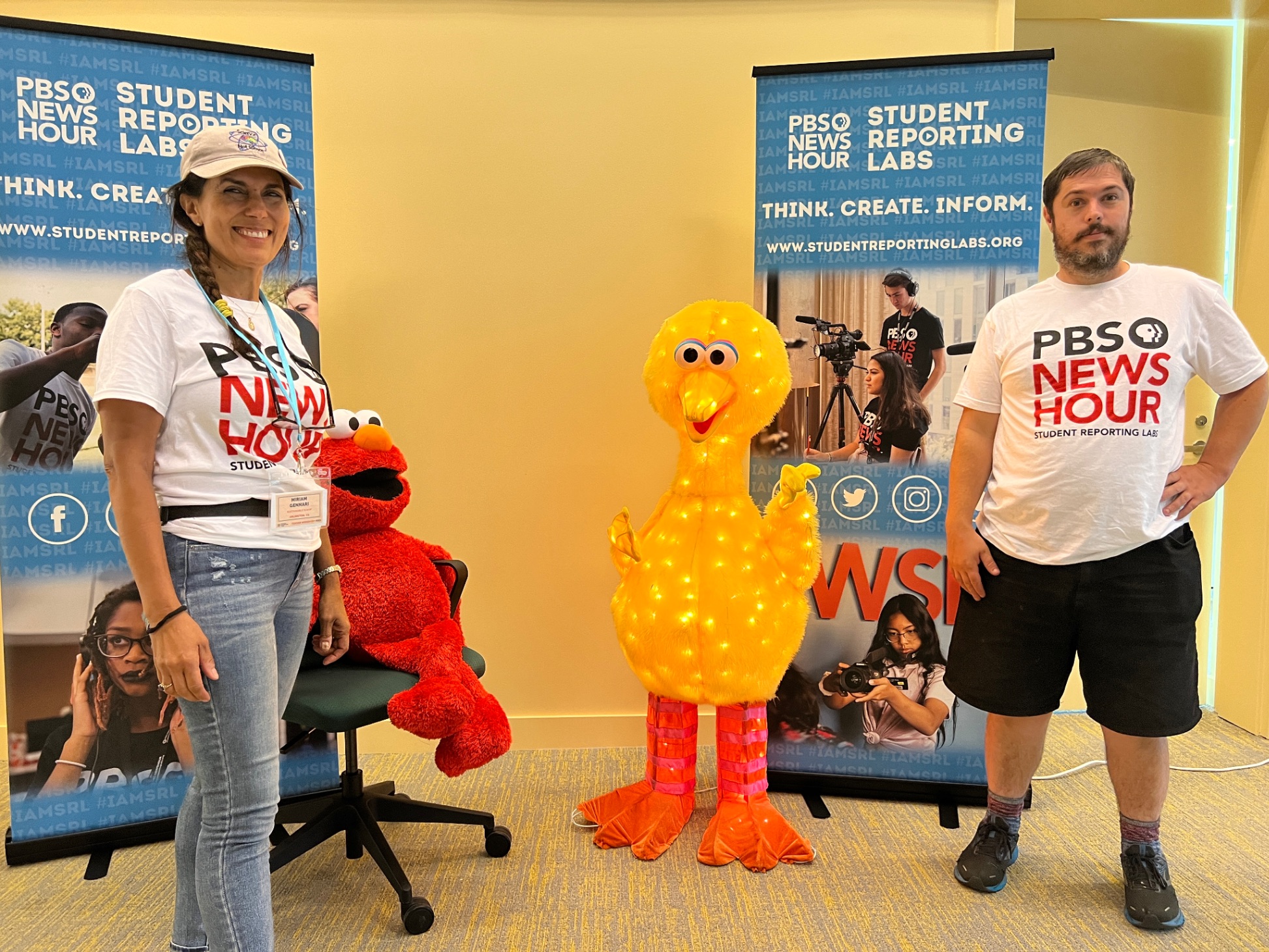 PBS NewsHour Student Reporting Labs with Elmo and Big Bird